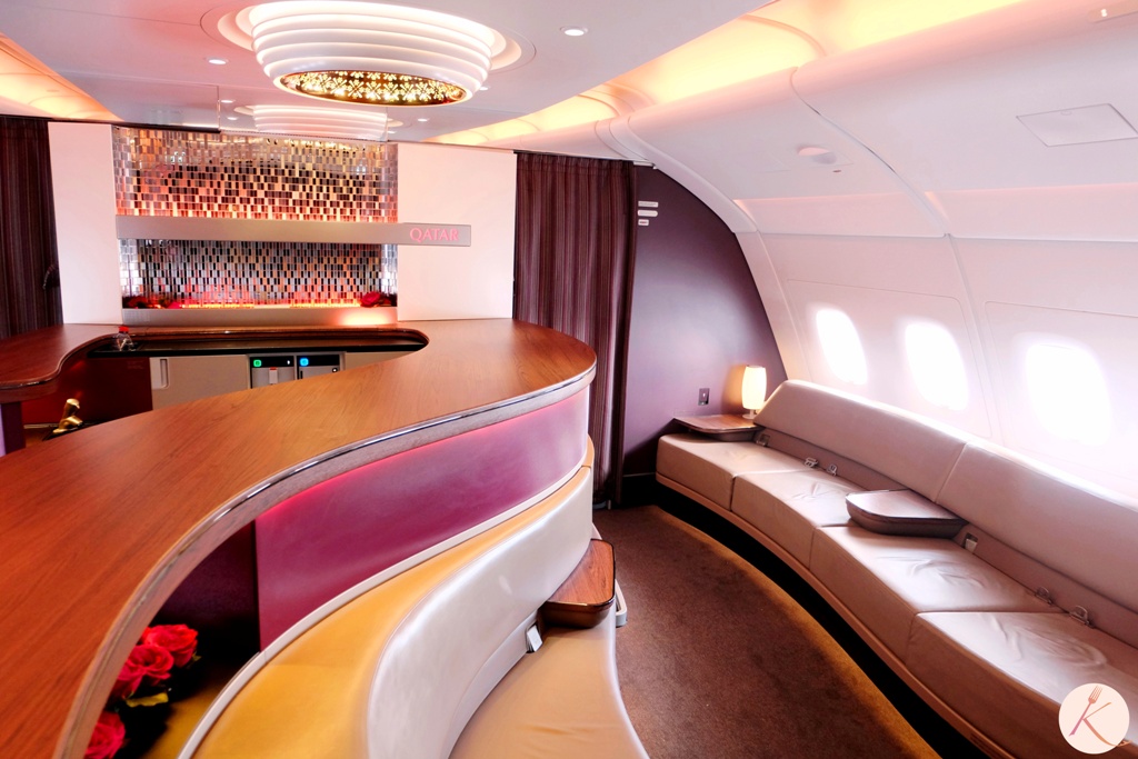 Voyage en Business Class de la Qatar Airways